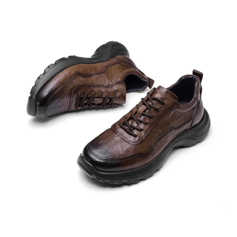 Strongman 3515 Men's Casual Shoes Men's Black Brown-9