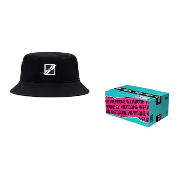 WE11DONE Square logo Bucket Hat