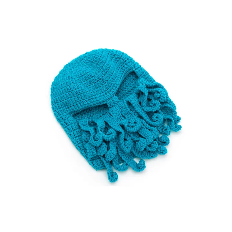KENMO Acrylic Beanies Unisex Blue-3