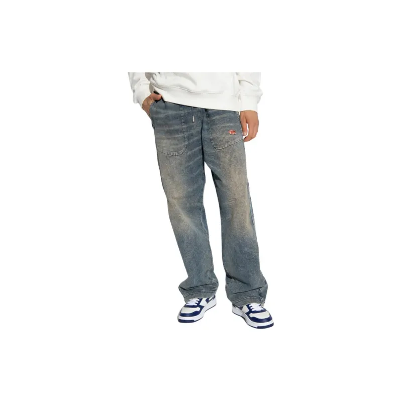 DIESEL D Martians Ne Straight Jogger Jeans-1