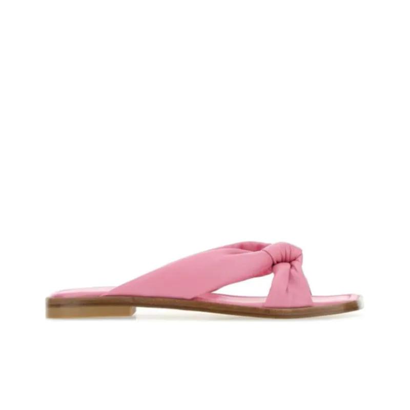 Stuart Weitzman/SW Abrasion Resistant Slide Slippers Women's Pink-1
