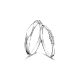18K White Gold+Diamond Ring
