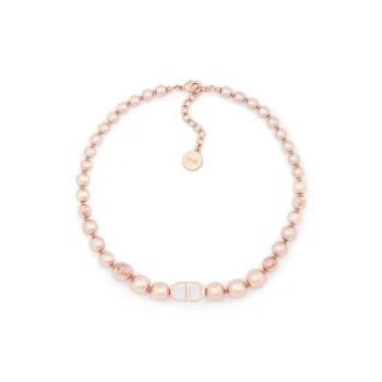 DIOR Metal Necklaces Women's Pink