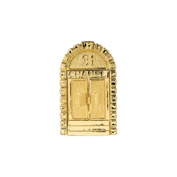 CHANEL Brooches Women's Gold