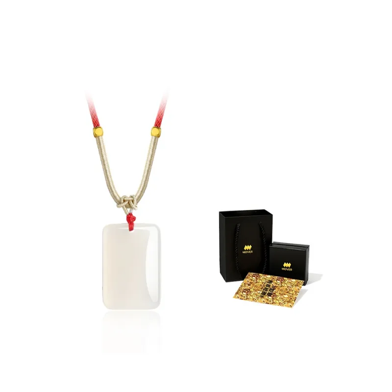 MOVER Chalcedony Jade Necklaces Unisex-5