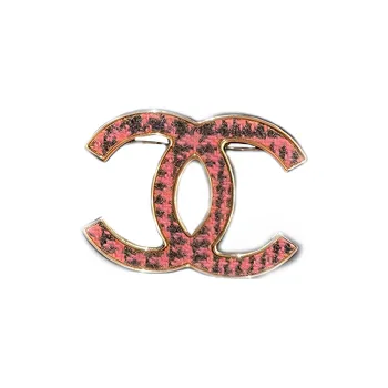 CHANEL Brooches Women's Pink