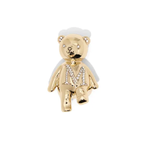 MaxMara Embellished Logo Engraved Brooch