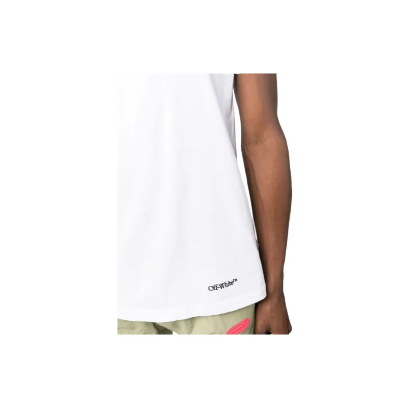 Off Logo embroidered T shirt-4