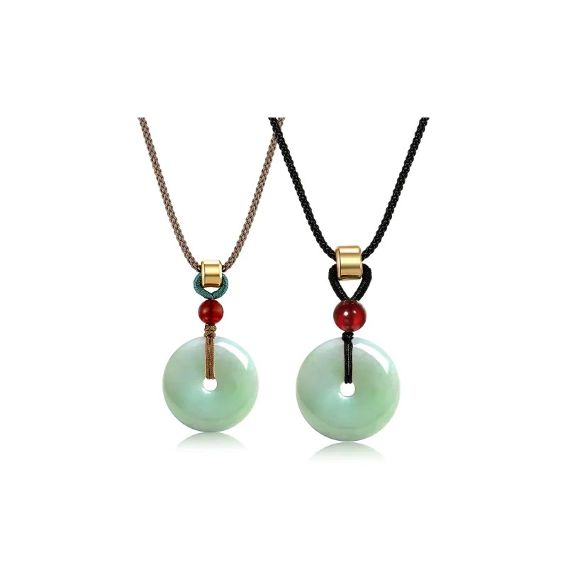 North Cain Bean Type Jadeite Pendants Unisex-4