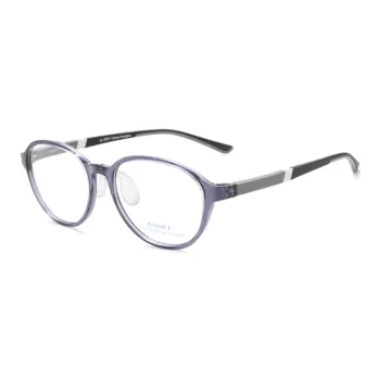 SEIKO Oval Eyeglass Frames Kids' Gray
