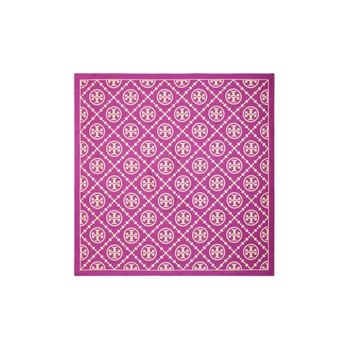 TORY BURCH Silk Scarves Unisex Pink