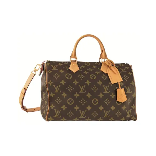 LOUIS VUITTON Speedy P9 Bandoulière 50 Monogram Leather Brown Monogram