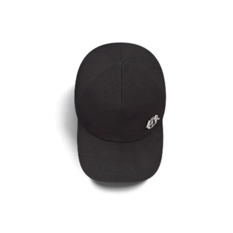 DIOR Cotton Baseball Caps Men's Black-3