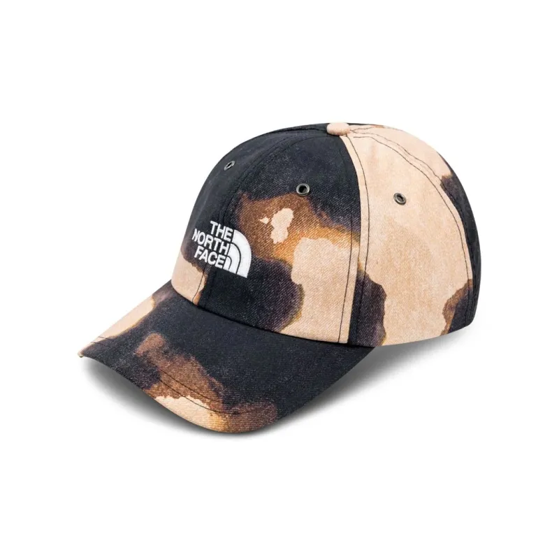 Supreme X Tnf Bleached Denim Print 6 panel Cap-2