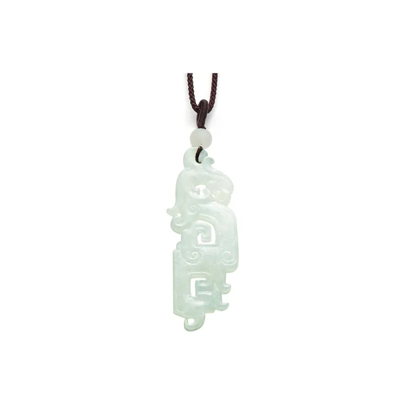 Jade Is Boundless Glutinous Jade Jadeite Pendant Necklace Unisex-1
