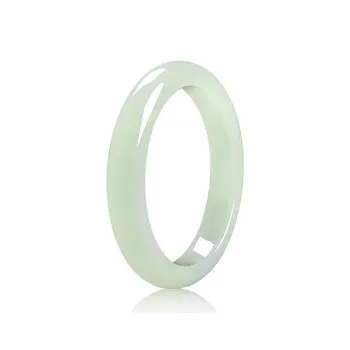 FUSSEM Colored Glaze Jade Bangles Women's