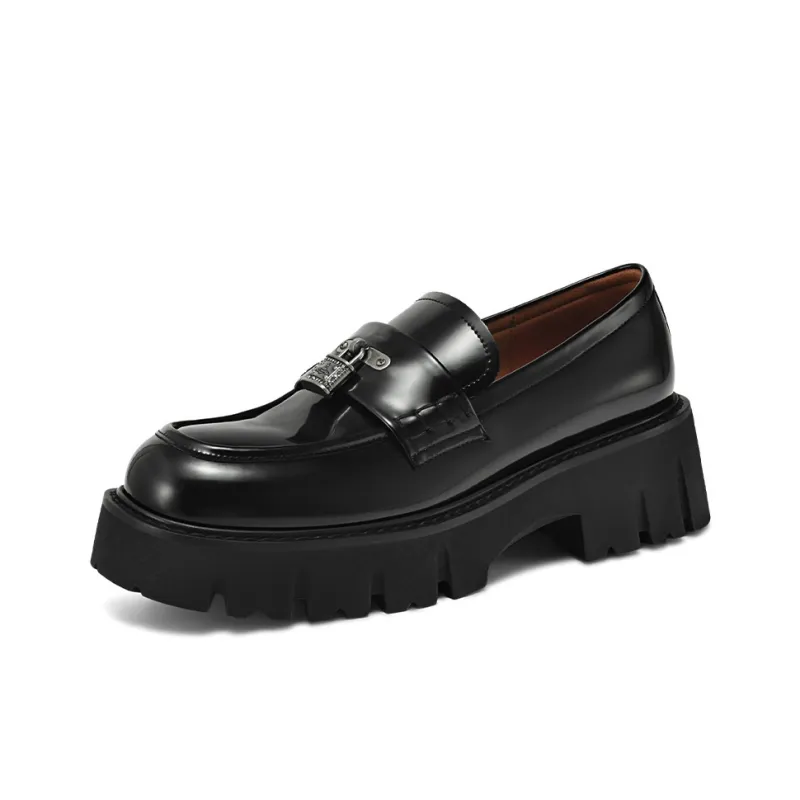 Rosa Bianca Loafers Women's Black-1
