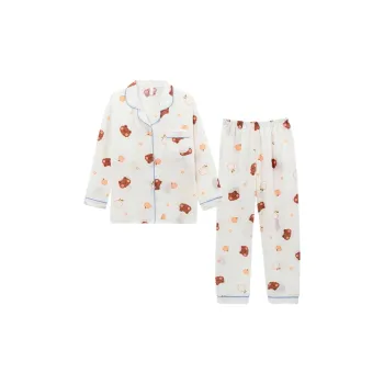 Sleeping Beauty Pajama Set Women's Apricot