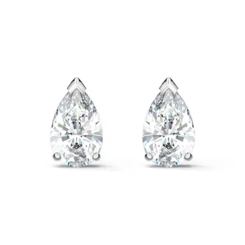 Swarovski Swarovski Element Stud Earrings Women's White Gold