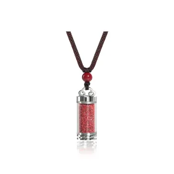 Baozhi Reconstructed Cinnabar Jade Pendants Unisex