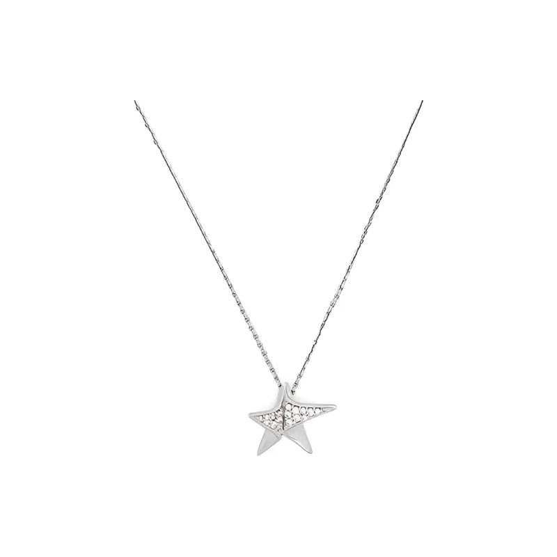 Ferragamo Crystal-embellished Star-pendant Necklace-0
