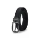 Gunmetal Buckle Black Strap