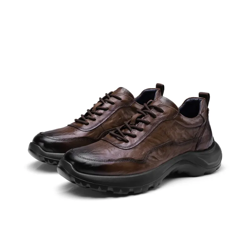 Strongman 3515 Men's Casual Shoes Men's Black Brown-8