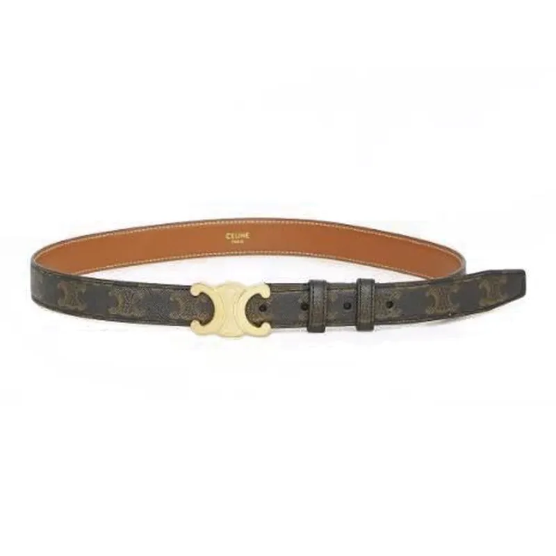 CELINE Triomphe Medium Buckle Belt