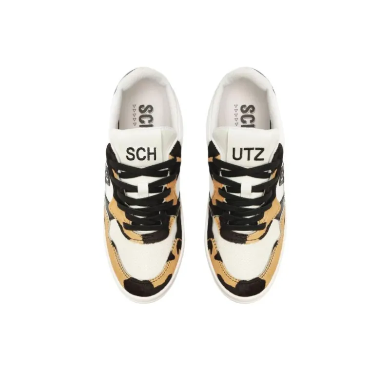 Schutz Logomania Low-Top Skateboard Shoes Women's White-4