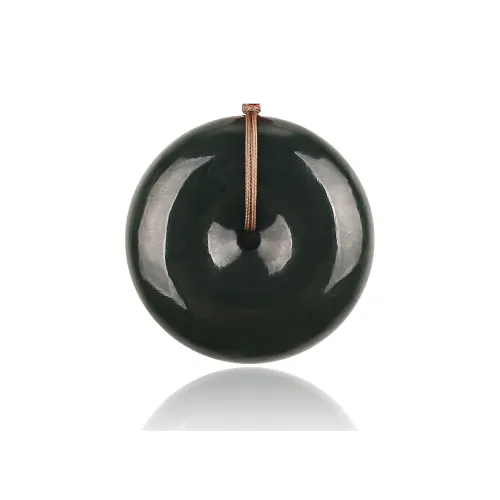TAMINA Hetian Jade Pendants Unisex Black Jade