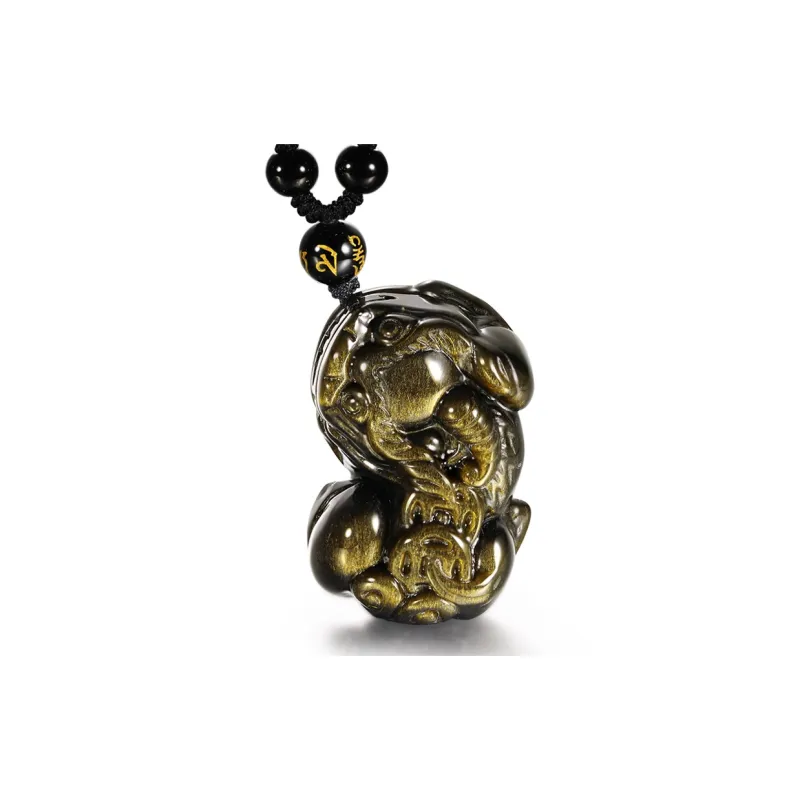 Yeon yun Jewelry Obsidian Jade Pendants Unisex-0