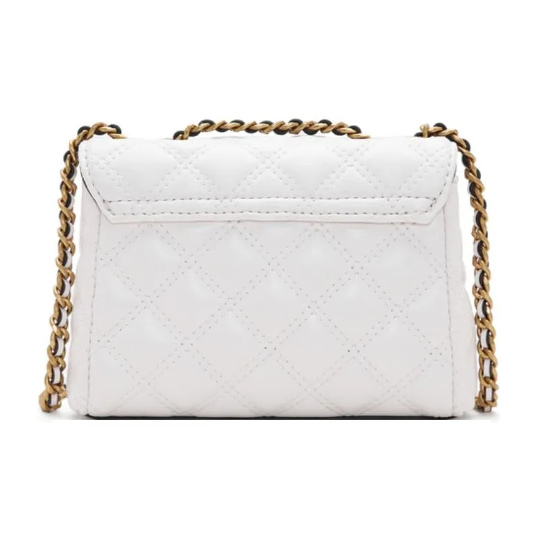 GUESS Artificial Leather Crossbody Bag Shoulder Bag Medium Size Women's Beige-1