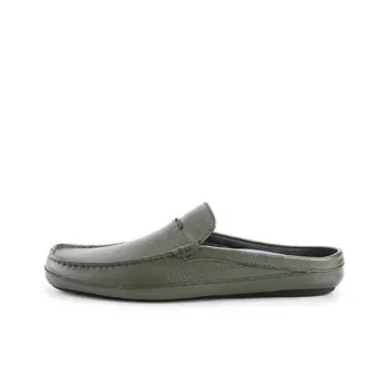 Hush Puppies Slip-Resistant Abrasion-Resistant Wrap-toe Slippers Men's Olive