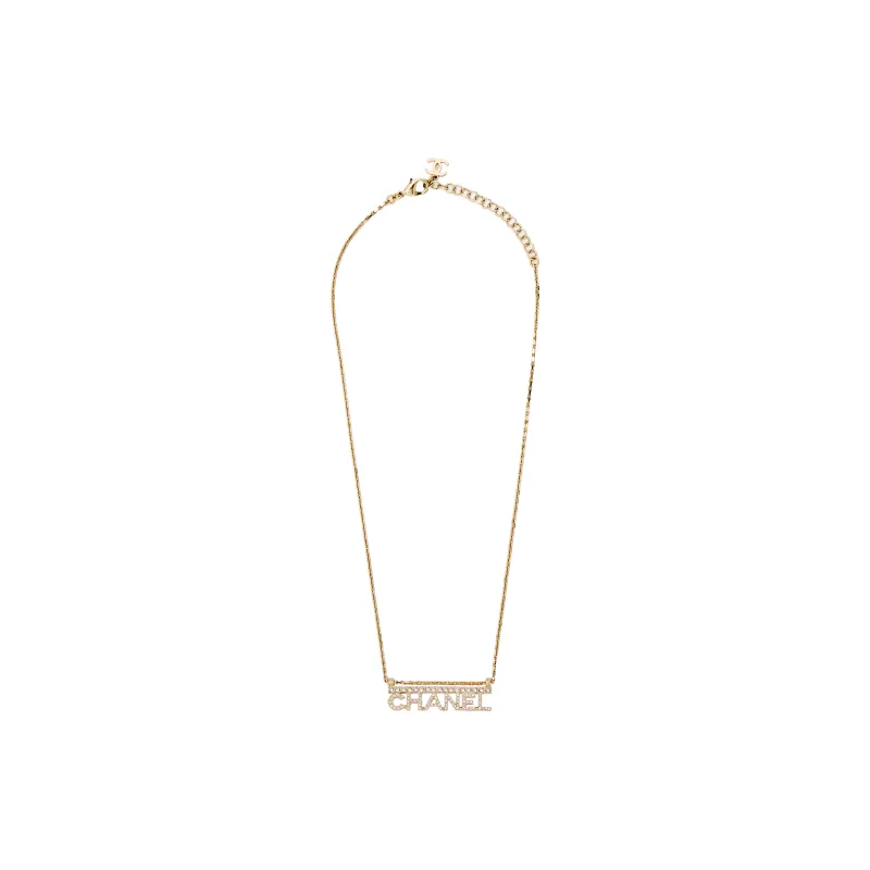 CHANEL Crystal Necklace-2
