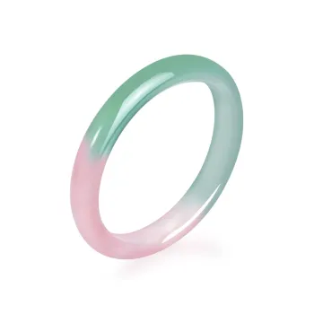 Emerald Dynasty Chalcedony Jade Bangles Women's
