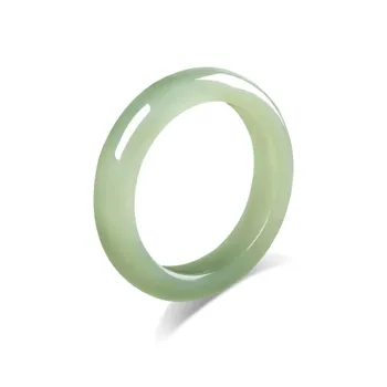 Love Jewelry Bangles Green Jade Unisex