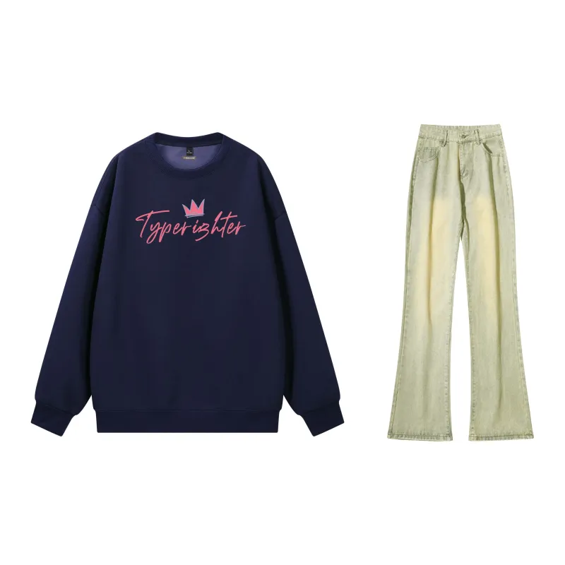 TYPERIGHTER Sweatshirt Set Unisex-9