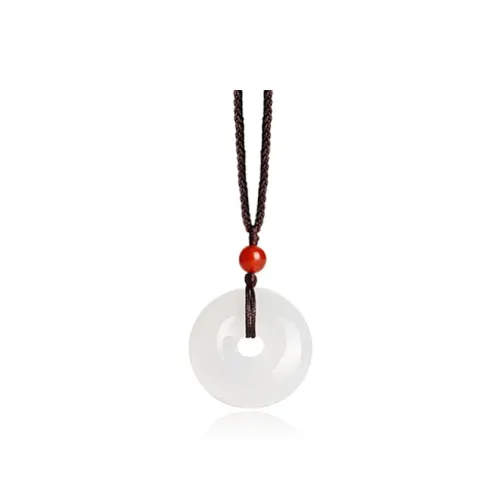 KING TAI SANG Jade Necklaces Unisex