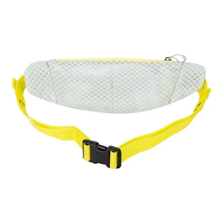Asics Polyester Fanny Pack Regular Unisex Gray & Yellow-2