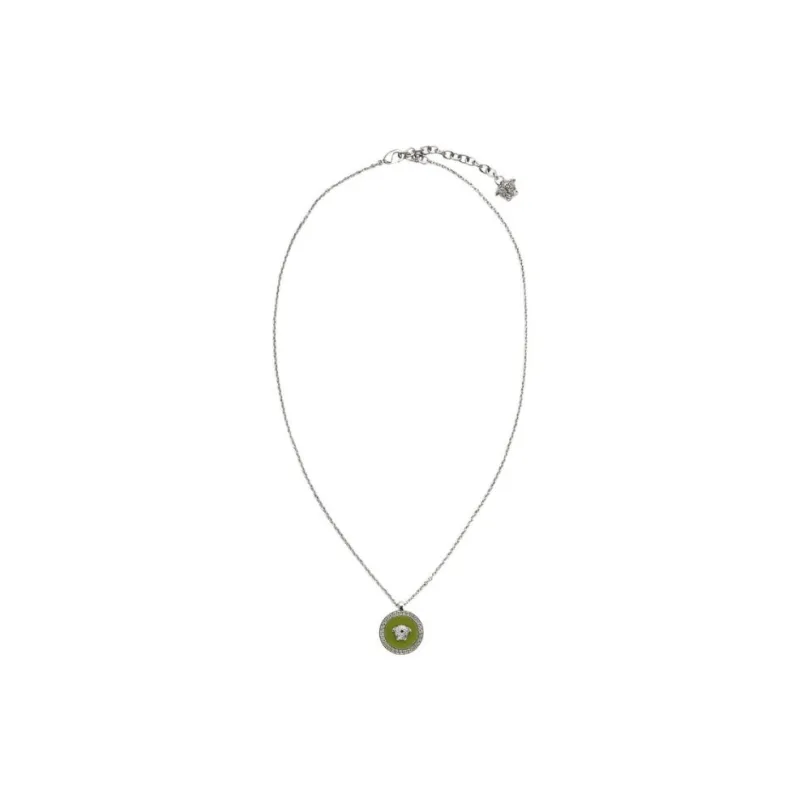 VERSACE Brass Necklaces Women's Green-1