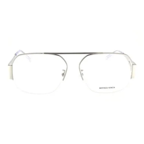 Bottega Veneta Eyeglass Frames Women's Silver