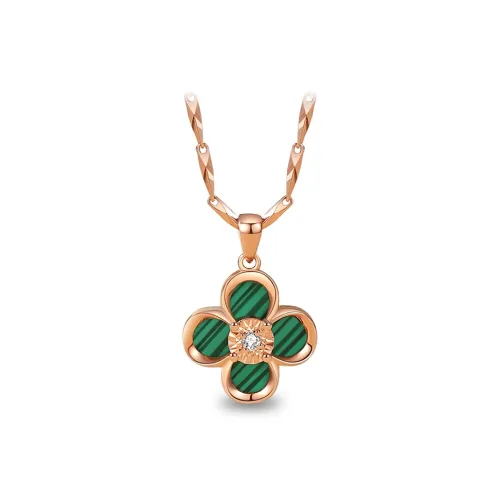 Olampe Malachite Necklaces Women's