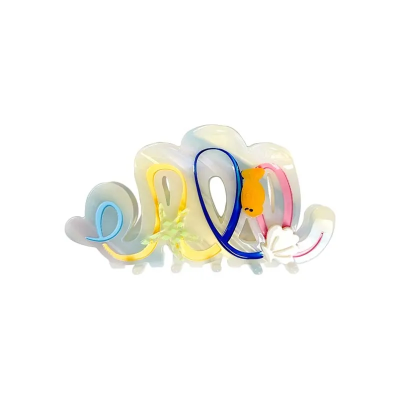 LIKIO Acetate Plate Hair Clips Women's-2