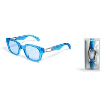 GENTLE MONSTER Irregular Shape Sunglasses Unisex Blue