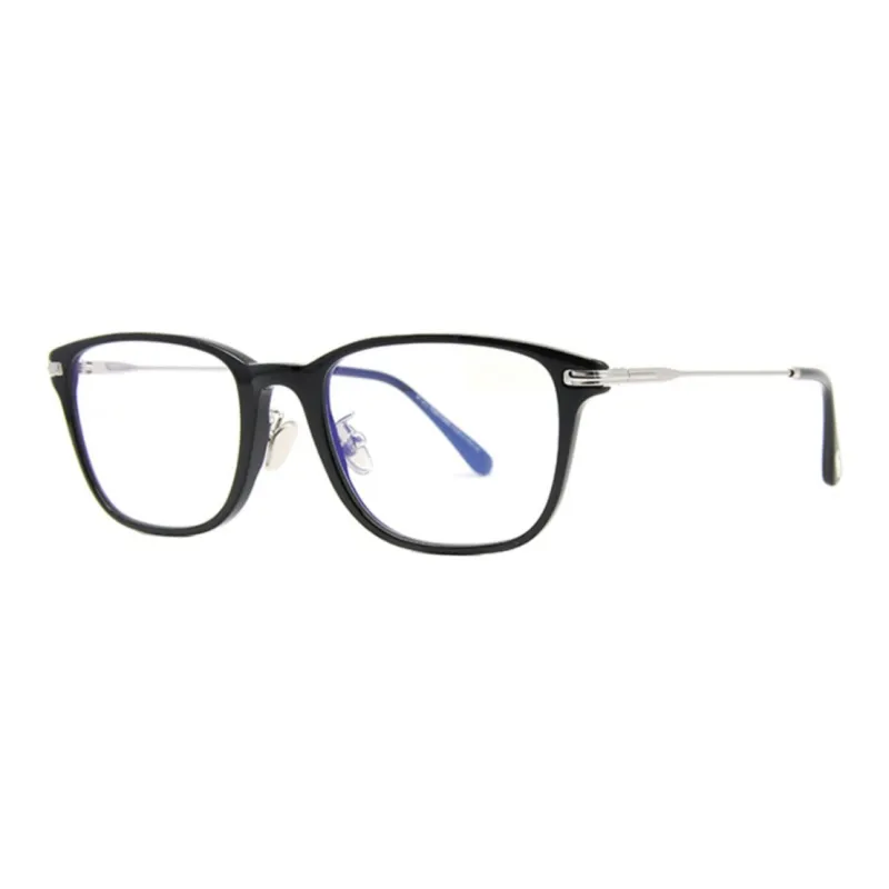 TOM FORD Plate And Metal Rectangular Eyeglass Frames Unisex-0