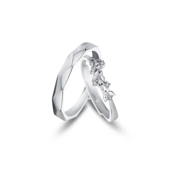MAGICPOLE 925 Sterling Silver Rings Unisex Silver