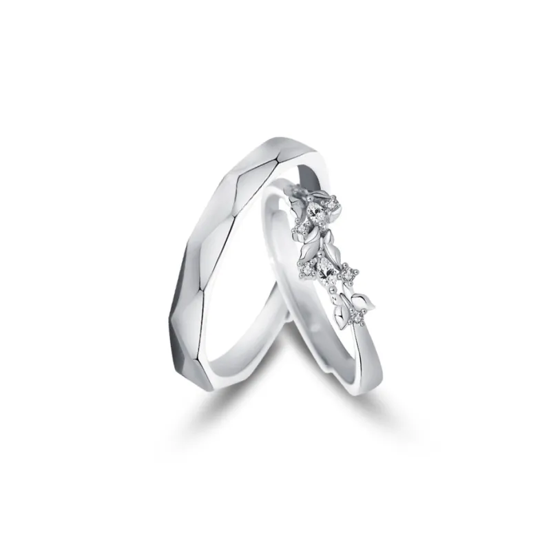 MAGICPOLE 925 Sterling Silver Rings Unisex Silver-5