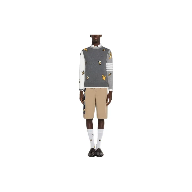 THOM BROWNE· SS23 Sweater Men's Gray-1