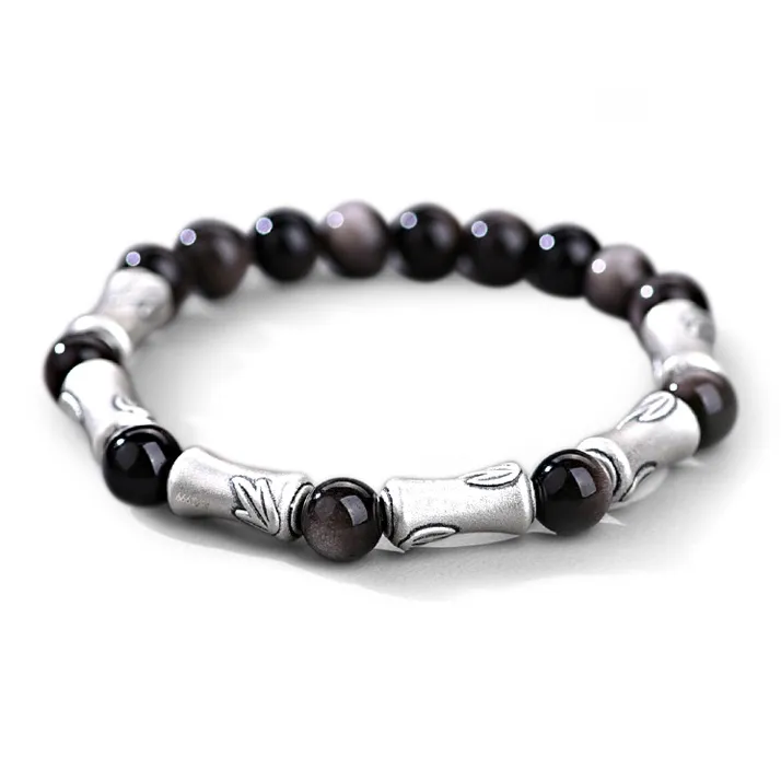 Ostantin Obsidian Bracelets Unisex-0