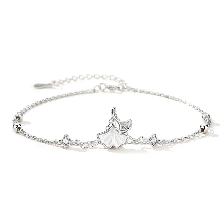 MULAFEN 925 Sterling Silver Anklets Women's Silver-0